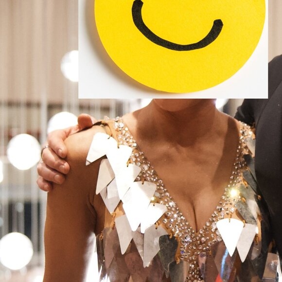 VESA SILVER FRINGE LATIN RHYTHM BALLROOM DRESS - Picture 9 of 13